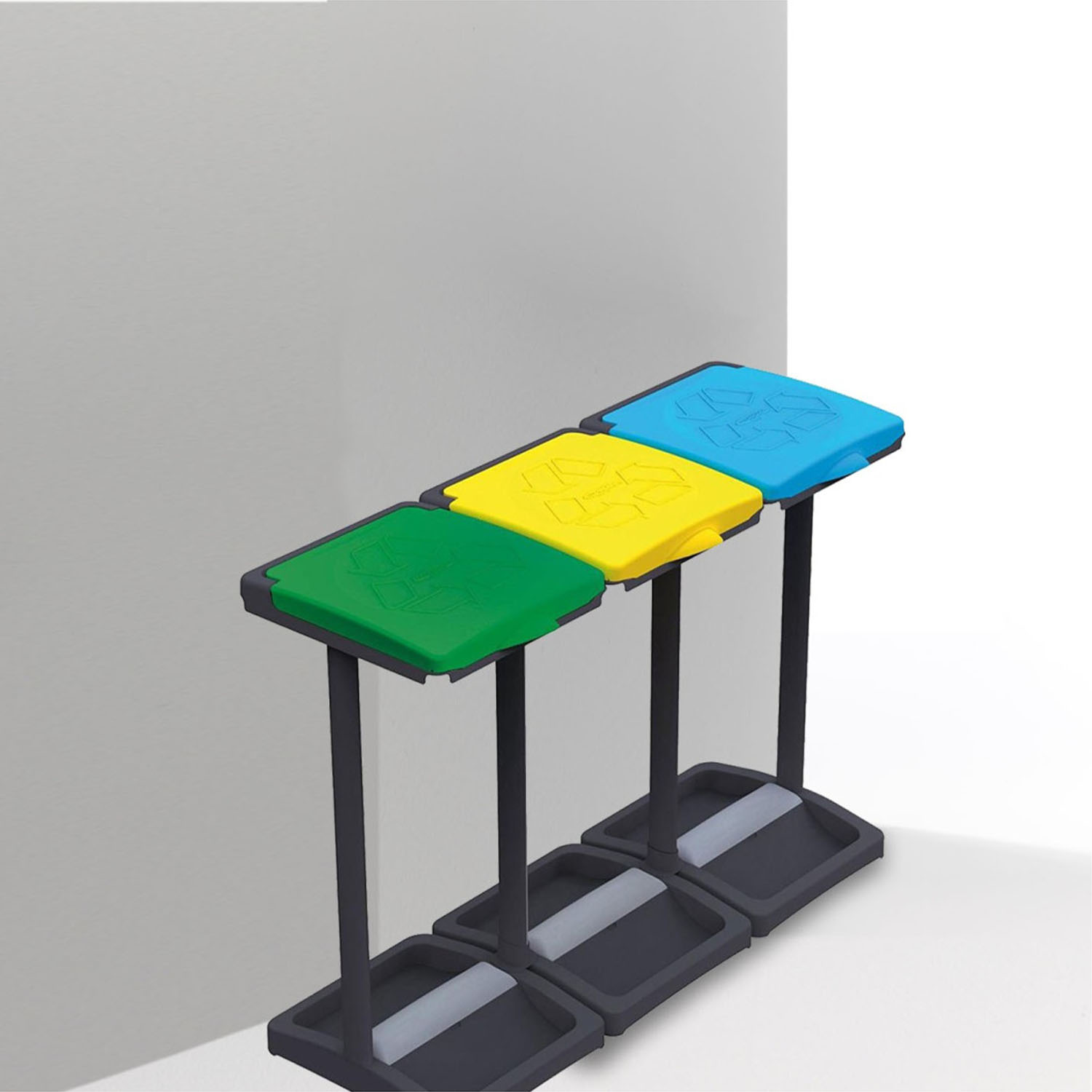 Mongardi Mr. B Tris Portasacco Differenziata 3 Scomparti foto 5